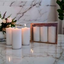 Vela de cera vegetal 5x10 cx com 3 unidades