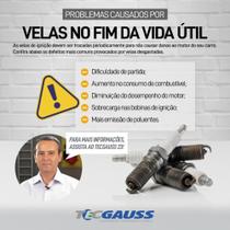 Vela de ignição Honda Cg 150 Fan 2009 a 2024 GAUSS GV9R04-09