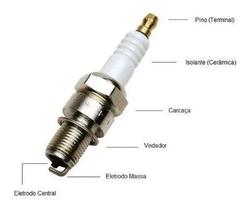 Vela de ignição para bicicleta motorizada e mobilete caloi