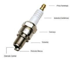 Vela De Ignição Para Bicicleta Motorizada E Mobilete Caloi - Moskito
