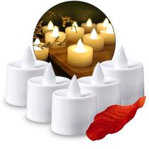 Vela De Led Chama Viva Enfeite Natal Decoração Mesa Kit 5 Vela De Led Chama Viva Enfeite Natal Decoração Mesa Kit 5