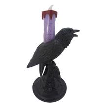 Vela de Led - Corvo de Halloween Roxo - 1 unidade - Rizzo Vela de Led - Corvo de Halloween Roxo - 1 unidade - Rizzo