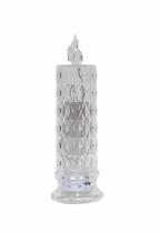 Vela de Led Eletrônica Decorativa Amarela com Bateria 19cm