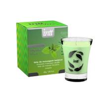Vela de Massagem Beijável Menta Intt 40g Vela de Massagem Beijável Menta Intt 40g