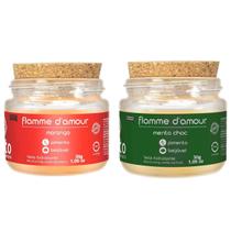 Vela de Massagem Beijavel Relaxante Morango Pimenta e Menta