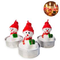 Vela De Natal Decorativa 3D Personalizada Enfeite De Mesa Bo