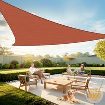 Vela de Sombreamento Artpuch 3,4 x 3,4 x 4,8 m Vermelho Ferrugem Triangular Vela de Sombreamento Artpuch 3,4 x 3,4 x 4,8 m Vermelho Ferrugem Triangular