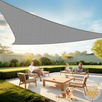 Vela de Sombreamento Artpuch 3,4 x 4,3 x 4,3 m Cinza Claro Triangular Vela de Sombreamento Artpuch 3,4 x 4,3 x 4,3 m Cinza Claro Triangular