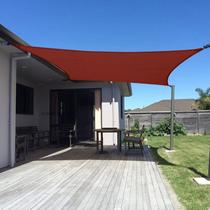 Vela de Sombreamento SUNNY GUARD 244x305 cm Vermelho Terra Bloqueio UV