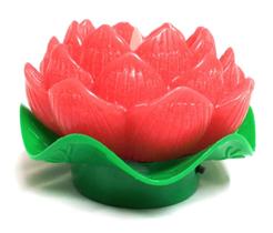 Vela Decoração Festa Eventos em Led Formato de Flor Vermelha Vela Decoração Festa Eventos em Led Formato de Flor Vermelha