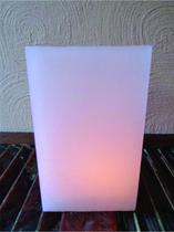 Vela Decorativa de Chão Luminária Corredor Igreja 12x12x20cm