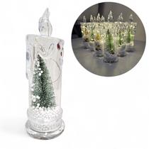 Vela Decorativa De Led Arvore Natal 18cm Enfeite De Natal Vela Decorativa De Led Arvore Natal 18cm Enfeite De Natal