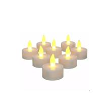 Vela Decorativa De Led Luz Amarela Com 12 Peças Vela Decorativa De Led Luz Amarela Com 12 Peças