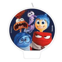 Vela Decorativa Divertidamente 1 Unidade para Bolo - Festcolor