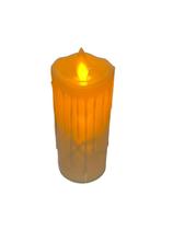Vela decorativa eletronica de led a bateria 11x5cm