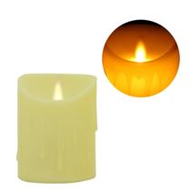 Vela Decorativa LED 10cm a Pilha Efeito Chama Realista