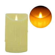 Vela Decorativa LED 12,5cm a Pilha Efeito Chama Realista