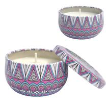 Vela Decorativa Metal 70g Com Tampa Sem Aroma