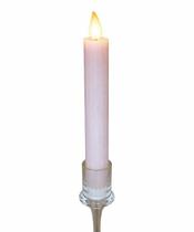 Vela Decorativa Parafina Led Rosa Claro Eletrônica Kit2-25cm Vela Decorativa Parafina Led Rosa Claro Eletrônica Kit2-25cm