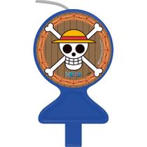 Vela Decorativa Temática Festa One Piece - 1 unidade - Festcolor - Rizzo Vela Decorativa Temática Festa One Piece - 1 unidade - Festcolor - Rizzo