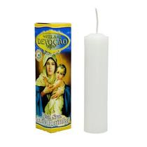 Vela Devoção Mãe Rainha 13cm vem com Oração Vela Devoção Mãe Rainha 13cm vem com Oração