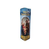Vela Devoção Sagrada Família Perfumada 15cm Vela Devoção Sagrada Família Perfumada 15cm