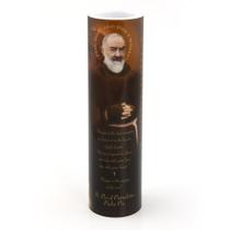 Vela devocional LED sem chama THE SAINTS COLLECTION Padre