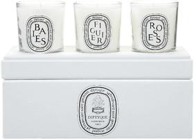 Vela Diptyque Votive Trio-Baies, Figuier, Roses 70g 3 ct
