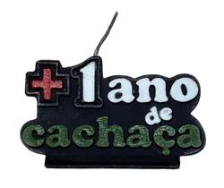 Vela Divertida +1 Ano De Cachaça Com Pavio Mágico Estrelado Vela Divertida +1 Ano De Cachaça Com Pavio Mágico Estrelado