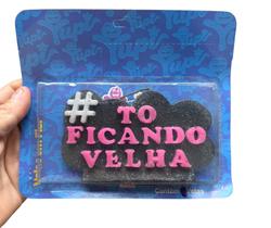 Vela Divertida 'to Ficando Velha' Com Pavio Mágico Estrelado