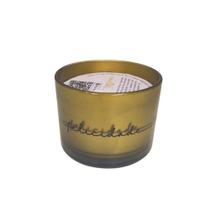 Vela Ecologica Bright Side 90g - Desejos Dourado Fresh Tea