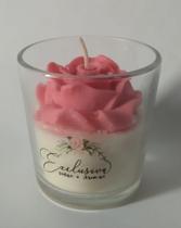 Vela em cera de soja aromática capim limão