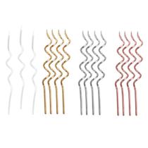 Vela Espiral Metalizada C/ 4 Unid. Vela Espiral Metalizada C/ 4 Unid.