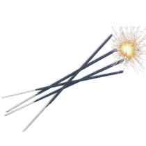 Vela estrelinha silver festas com 4 unid.