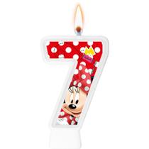 Vela Festa Minnie - Números - 01 unidade - Regina