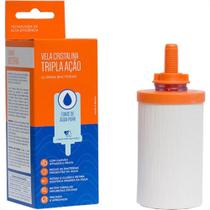 Vela Filtro Barro Elite Carvao Tripla Acao 60028 - Kit C/12 Vela Filtro Barro Elite Carvao Tripla Acao 60028 - Kit C/12