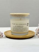 Vela Flor de cerejeira e Vanilla -180g