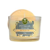 Vela Floresta Verde Perfumada Petalas Frescas - 7908361801