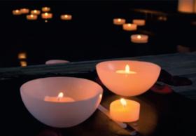 Vela Flutuante Luminária Fundo Chato 5 Uni Piscinas e mesas Vela Flutuante Luminária Fundo Chato 5 Uni Piscinas e mesas