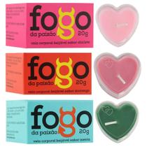 Vela Fogo Da Paixão Beijável 20G Sexy Fantasy