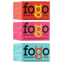 Vela Fogo Da Paixão Beijável 20G Sexy Fantasy