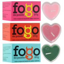 Vela Fogo da Paixão Sexy Fantasy Sabores Vela Fogo da Paixão Sexy Fantasy Sabores
