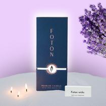 Vela Foton Pearled Lavender Love 510ml 120H Tempo de queima