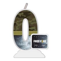 Vela - Free Fire N 0 - 1 unidade - Festcolor - Rizzo Vela - Free Fire N 0 - 1 unidade - Festcolor - Rizzo
