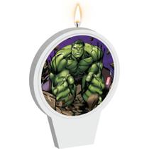 Vela Hulk Decoração Festa topo bolo aniversário