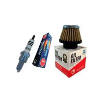 Vela Iridium +filtro Ar Esportivo Titan FAN 125 ATE 2008 Vela Iridium +filtro Ar Esportivo Titan FAN 125 ATE 2008