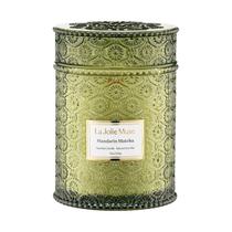 Vela LA JOLIE MUSE Mandarim Matcha perfumada 539g Wood Wick