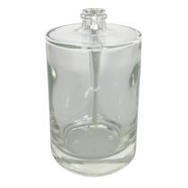 Vela Lamparina de Vidro Cilíndrica Decorativa mais Pavio com Chama Regulável Sem o Fluido Incluso Recarregável Sem Aroma Moderna Minimalista