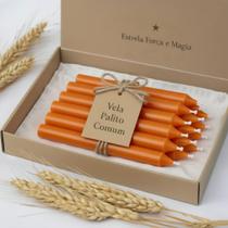 Vela Laranja Palito Comum 1 kg Energia, Vitalidade e Uso Espiritual Vela Laranja Palito Comum 1 kg Energia, Vitalidade e Uso Espiritual