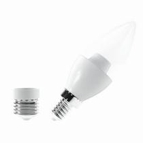 Vela led cristal e14 4,5w 6000k 127/220v luminatti
